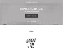 Tablet Screenshot of homeisnashville.com